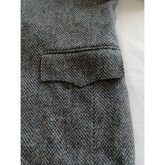 Levi’s Vintage Western Wear Wool Coat Gray 42L Men’s Long Overcoat - Picture 8 of 9